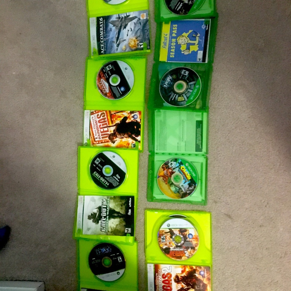 Xbox One/Xbox 360 Video Games.